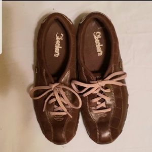 SKETCHERS WALKING COMFORT SHOES 7M BROWN